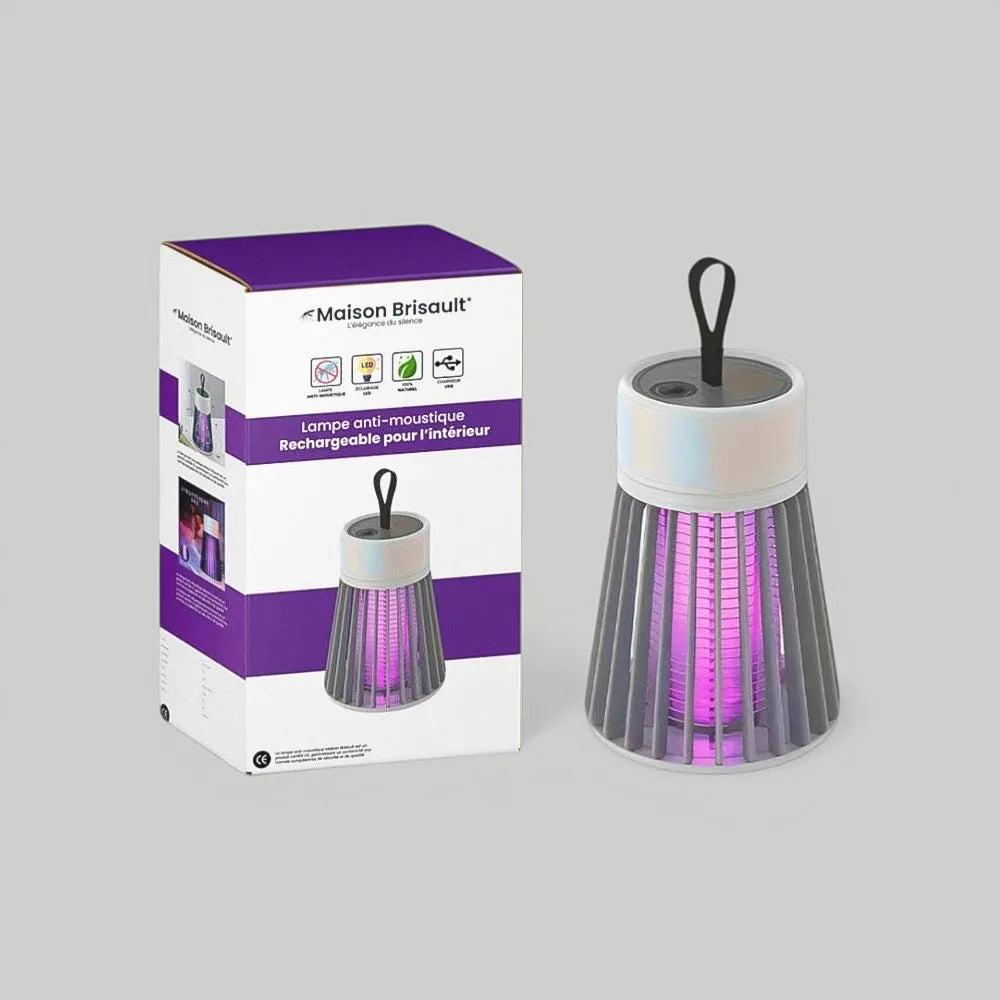 Lampe Anti-Moustique Portable Rechargeable – Protection 20 m²